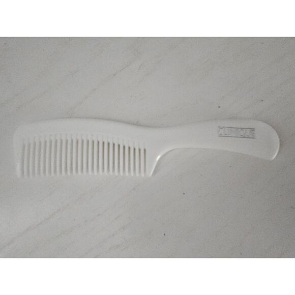 Vintage Clinique Hair‎ Comb Wide Tooth Detangling White Hard Plastic Set Of 3 - Picture 6 of 8